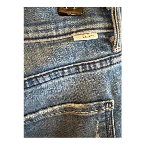 Mother High Rise Ankle Skinny Jeans. - Picture 3 of 7